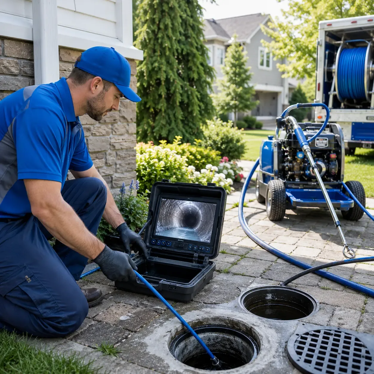 Outdoor drain cleaning professionals serving Cedar Bluffs, NE